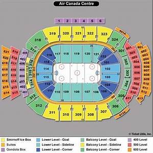 Air Canada Centre Seating Acc Map Map Of Air Canada Centre Seating