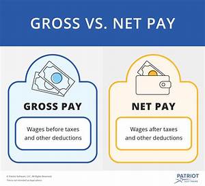 Gross Vs Net Pay What 39 S The Difference