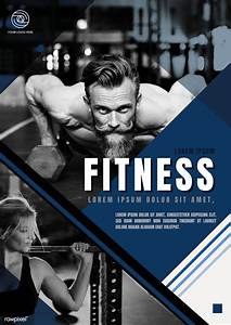 Fitness And Exercise Poster Design Vector Free Image By Rawpixel Com