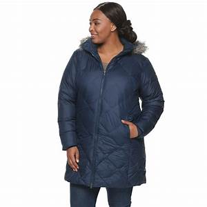 Columbia Plus Size Columbia Icy Heights Ii Hooded Mid Length Down