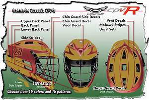 Lacrosse Decals For Cascade Cpv R Helmets