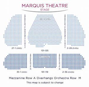 Marquis Theatre Seating Chart Inf Inet Com