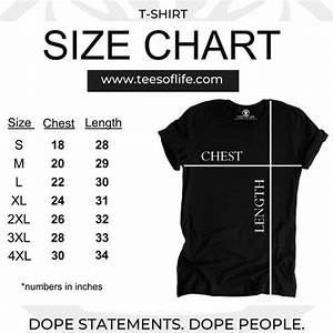 Size Chart Unisex T Shirt Brands Chester