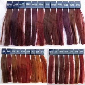 Wella Hair Color Chart Red