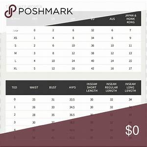 Ted Baker London Size Chart