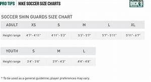 Nike Soccer Shin Guards Size Chart