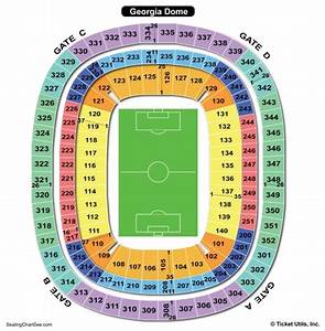 Georgia Dome Seating Chart Seating Charts Tickets