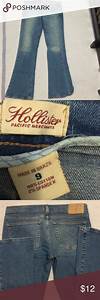 Hollister Size 9 Jeans There Is Very Faint Staining On One Of The Upper