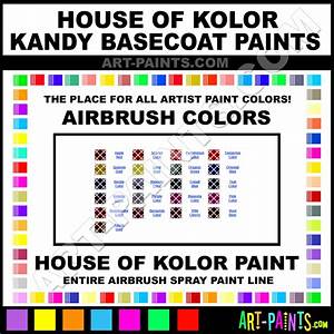 House Of Kolors Kandy Paint Chart
