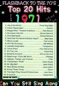 Top 20 Hits 1971 Music Memories 70s Music Music Hits
