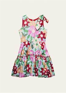 Zoe Girl 39 S Madeline Floral Print Tiered Dress Size 7 16 International