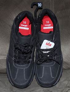 Wrangler Men 39 S Memory Foam Black Casual Rugged Oxford Shoes Size 10