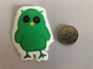 Duolingo Owl Inspired Spooky Sticker Etsy Australia