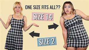 Size 2 Vs Size 14 Try One Size Fits All Clothes Youtube