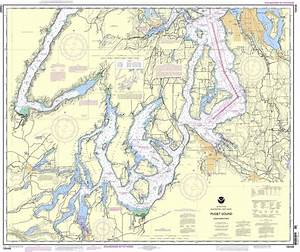 Noaa Chart 18448 Puget Sound Southern Part Nautical Chart Noaa