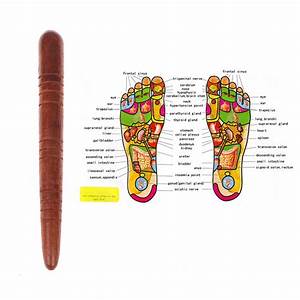 Wooden Foot Spa Physiotherapy Reflexology Thai Foot Health