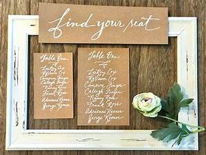 Handwritten Wedding Seating Chart Cards Find Your Seat Etsy