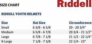 Riddell Youth Helmet Size Chart Peacecommission Kdsg Gov Ng