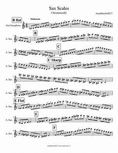 All Major Scales For Alto Saxophone Sheet Music Musescore Com