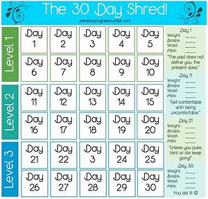 jillian micheals 30 day shred calendar 30 day shred healthy fitness