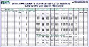 Broiler Feed Management Chart By Anfotal Nutritions Issuu