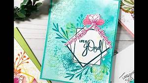Card Tutorial Stamp Layering Color Mixing K Designs Youtube