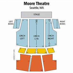 moore theatre seating chart elcho table