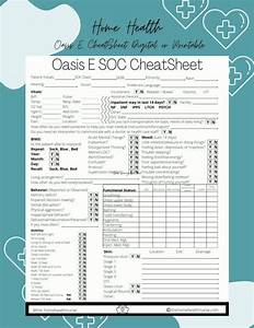 oasis e cheatsheet oasis home health nurse template nurse brain skilled