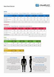 Free Soccer Size Chart Templates Customize Download Print Pdf