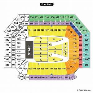 Ford Field End Stage Concert Seating Chart Where 39 S My Seat
