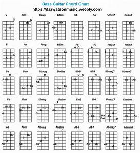 Bass Guitar Chord Chart Bass Guitar Chords Bass Guitar Bass Guitar