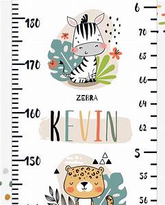 Growth Chart Animals Height Chart For Kids Zoo Growth Chart Etsy