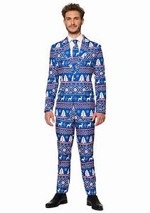 Blue Nordic Christmas Men 39 S Suitmeister Suit