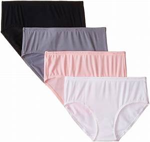 fruit of the loom women s 4 pack breathable low rise briefs