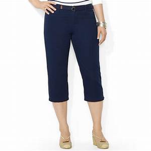 lyst by ralph jeans co plus size belted capri