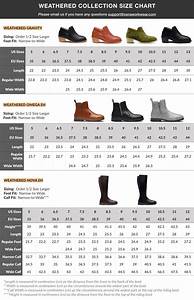 Weathered Collection Size Chart Xena Workwear