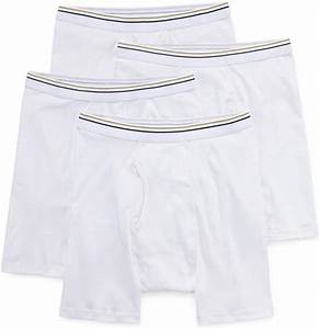 Stafford Men 39 S Boxer Briefs Big And 100 Cotton 3 Pack 2xl White