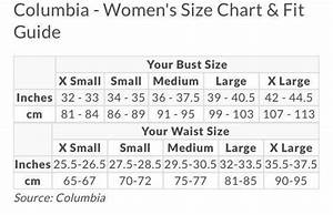 Columbia Sportswear Womens Size Chart Greenbushfarm Com