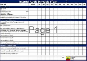 8 Free Sample Audit Schedule Templates Printable Samples