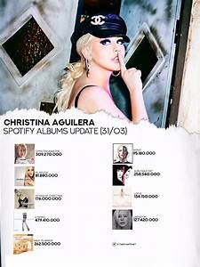  Aguilera Charts On Twitter Quot Aguilera Spotify