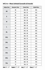 Men Coverall Size Chart Lupon Gov Ph