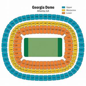 Georgia Dome Seating Chart