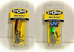 4 Storm Thin Fin N Tot Used Crankbait Fishing Lures Lot Of 4 Ebay