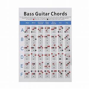 Electric Bass Guitar Chord Chart String Guitar Chord Practice