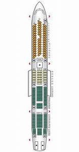 Philippine Airlines Boeing 747 400 427 Seats Aircraft Seating Chart