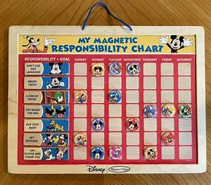 Disney Chore Chart Magnetic Mickey Mouse Kids Responsibility 