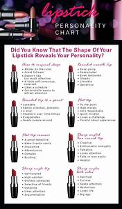 lipstick shape personality chart personality based on the shape your