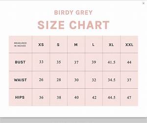 Bridesmaid Size Chart Size Chart Bridesmaid