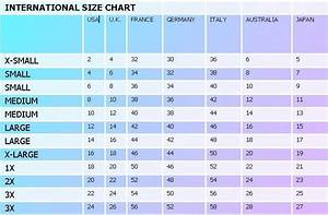 International Clothing Size Conversion Chart How Do You Do It