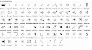 Electrical Plan Light Symbol Electrical And Telecom Plan